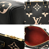 LOUIS VUITTON ルイヴィトン モノグラムアンプラント スピーディ 25 黒 M58947 レディース レザー 2WAYバッグ Aランク 中古 銀蔵
