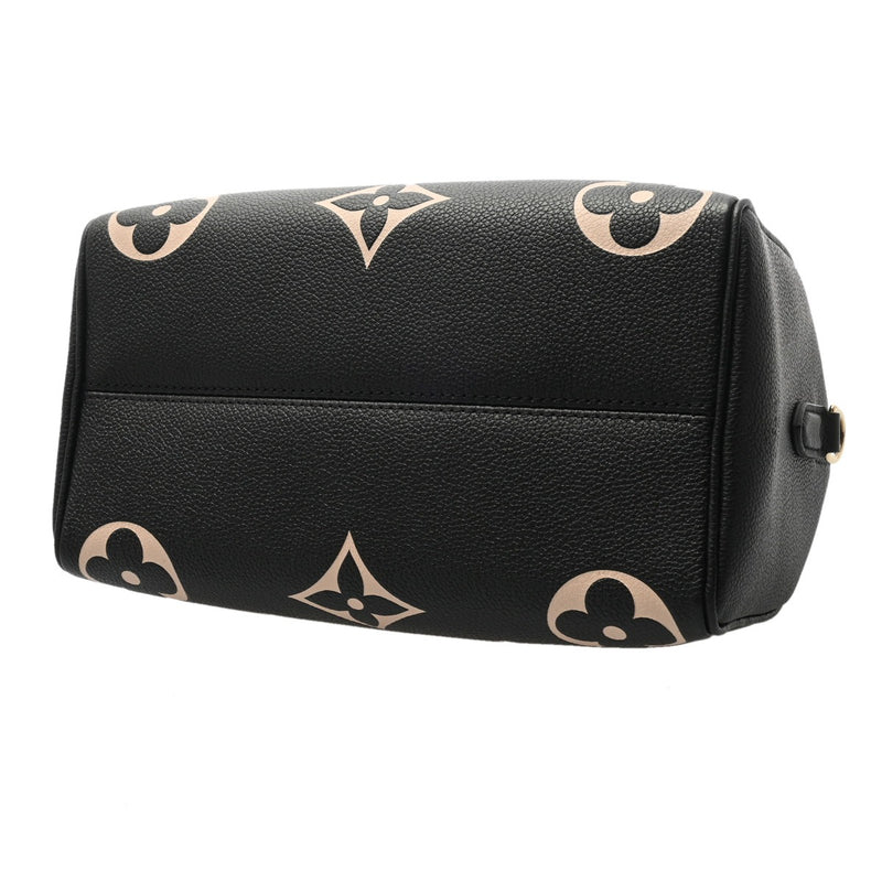 LOUIS VUITTON ルイヴィトン モノグラムアンプラント スピーディ 25 黒 M58947 レディース レザー 2WAYバッグ Aランク 中古 銀蔵