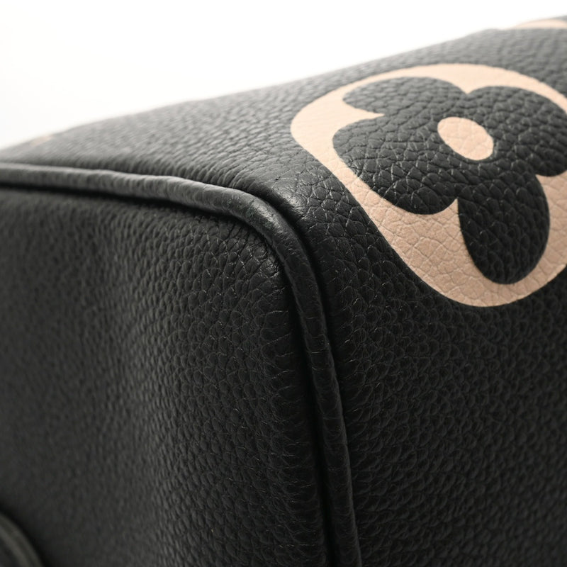 LOUIS VUITTON ルイヴィトン モノグラムアンプラント スピーディ 25 黒 M58947 レディース レザー 2WAYバッグ Aランク 中古 銀蔵