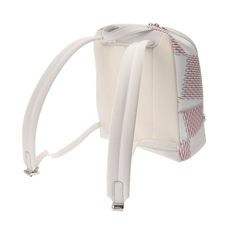 LOUIS VUITTON ルイヴィトン ダミエスプレー レーサー バックパック ホワイト マルチカラー M20664 ユニセックス レザー リュック・デイパック ABランク 中古 銀蔵