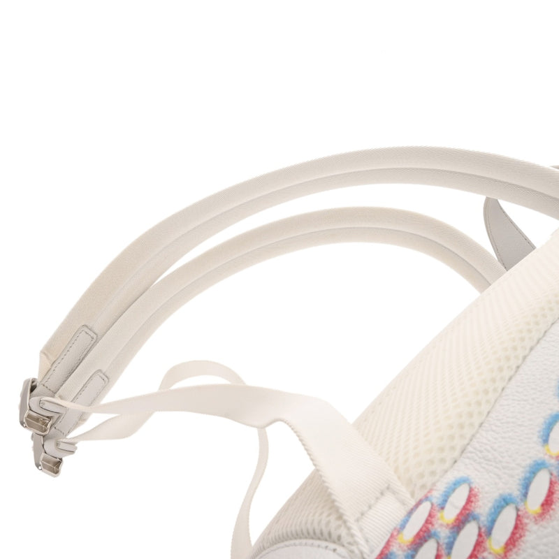 LOUIS VUITTON ルイヴィトン ダミエスプレー レーサー バックパック ホワイト マルチカラー M20664 ユニセックス レザー リュック・デイパック ABランク 中古 銀蔵