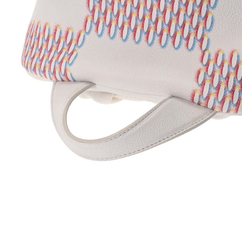 LOUIS VUITTON ルイヴィトン ダミエスプレー レーサー バックパック ホワイト マルチカラー M20664 ユニセックス レザー リュック・デイパック ABランク 中古 銀蔵