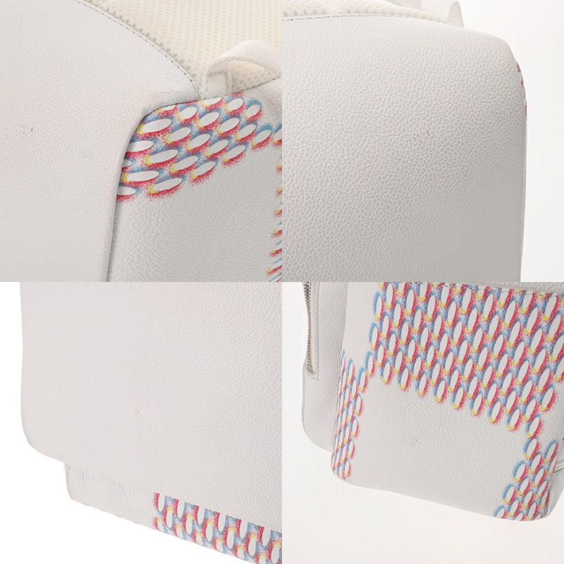 LOUIS VUITTON ルイヴィトン ダミエスプレー レーサー バックパック ホワイト マルチカラー M20664 ユニセックス レザー リュック・デイパック ABランク 中古 銀蔵