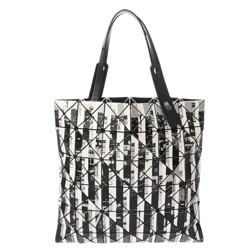 ISSEY MIYAKE イッセイミヤケ BAOBAO  ブラック/ホワイト 2VG113 レディース 塩化ビニール/ポリエステル トートバッグ Aランク 中古 銀蔵