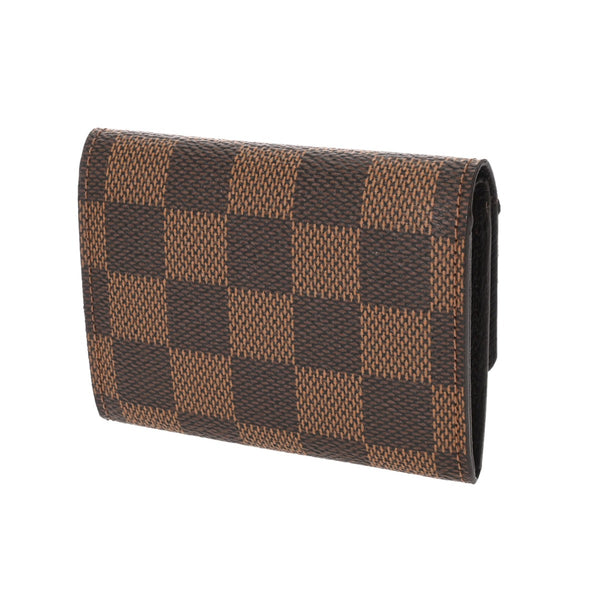 LOUIS VUITTON ルイヴィトン ダミエ ポルトモネプラ ブラウン N61930 ユニセックス ダミエキャンバス コインケース ABランク 中古 銀蔵