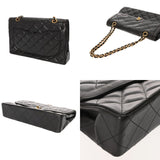 CHANEL シャネル マトラッセ チェーンショルダー パリ限定 ブラック レディース ラムスキン ショルダーバッグ Bランク 中古 銀蔵
