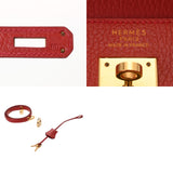 HERMES エルメス ケリー 35 内縫い 2WAY ルージュヴィフ □B刻印(1998年頃) レディース アルデンヌ ハンドバッグ ABランク 中古 銀蔵