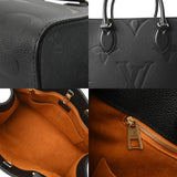 LOUIS VUITTON ルイヴィトン モノグラムアンプラント オンザゴー MM  ノワール M45595 レディース レザー トートバッグ Aランク 中古 銀蔵