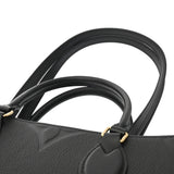 LOUIS VUITTON ルイヴィトン モノグラムアンプラント オンザゴー MM  ノワール M45595 レディース レザー トートバッグ Aランク 中古 銀蔵