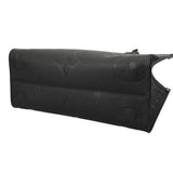 LOUIS VUITTON ルイヴィトン モノグラムアンプラント オンザゴー MM  ノワール M45595 レディース レザー トートバッグ Aランク 中古 銀蔵