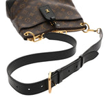 LOUIS VUITTON ルイヴィトン モノグラム オデオン NM PM ブラウン/ノワール M45353 レディース モノグラムキャンバス ショルダーバッグ Aランク 中古 銀蔵