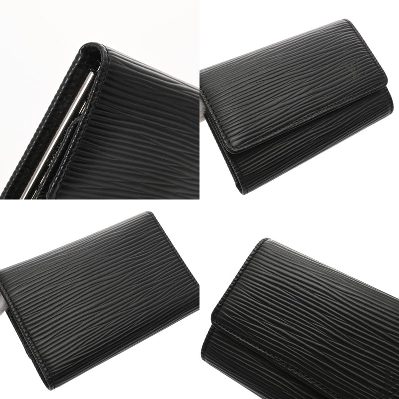 LOUIS VUITTON ルイヴィトン エピ 6連キーケース ノワール M63812 ユニセックス エピレザー キーケース Aランク 中古 銀蔵