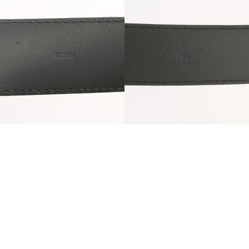 LOUIS VUITTON ルイヴィトン タイガ サンチュール メトロポール 95cm ノワール M0002 メンズ レザー ベルト Bランク 中古 銀蔵