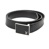 LOUIS VUITTON ルイヴィトン タイガ サンチュール メトロポール 95cm ノワール M0002 メンズ レザー ベルト Bランク 中古 銀蔵