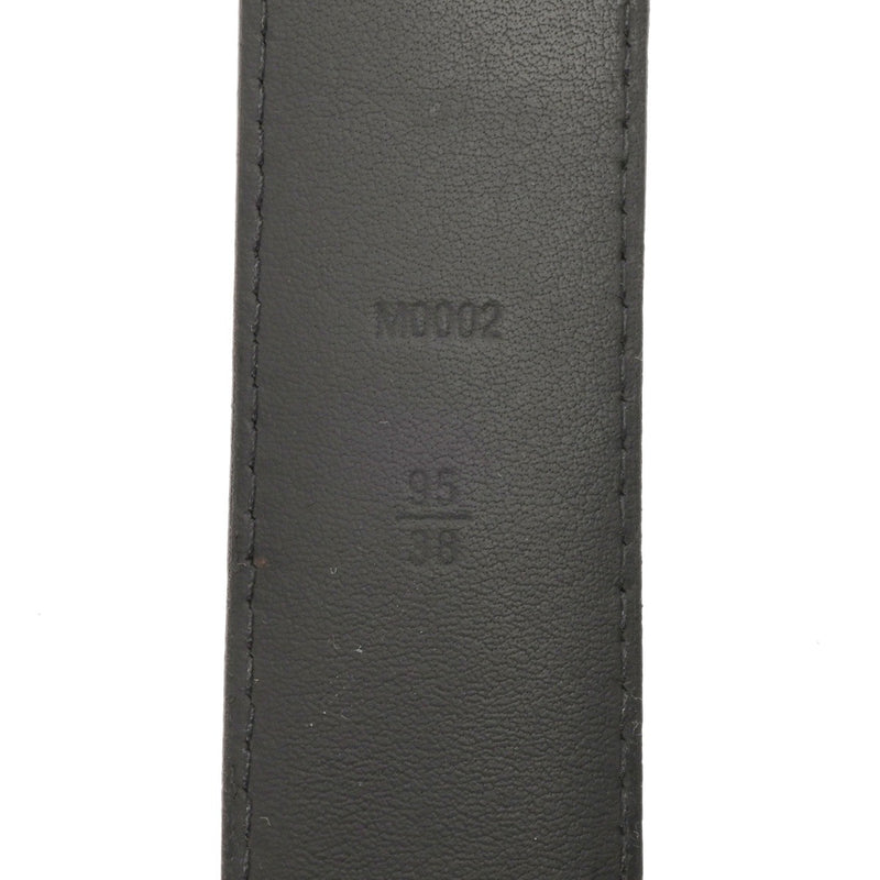 LOUIS VUITTON ルイヴィトン タイガ サンチュール メトロポール 95cm ノワール M0002 メンズ レザー ベルト Bランク 中古 銀蔵