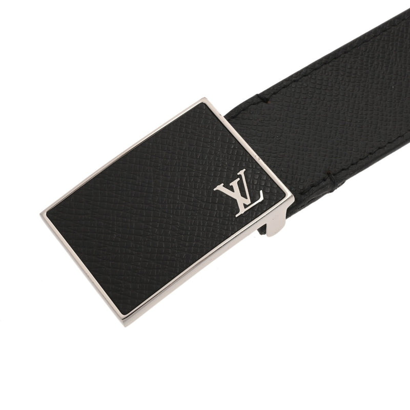 LOUIS VUITTON ルイヴィトン タイガ サンチュール メトロポール 95cm ノワール M0002 メンズ レザー ベルト Bランク 中古 銀蔵