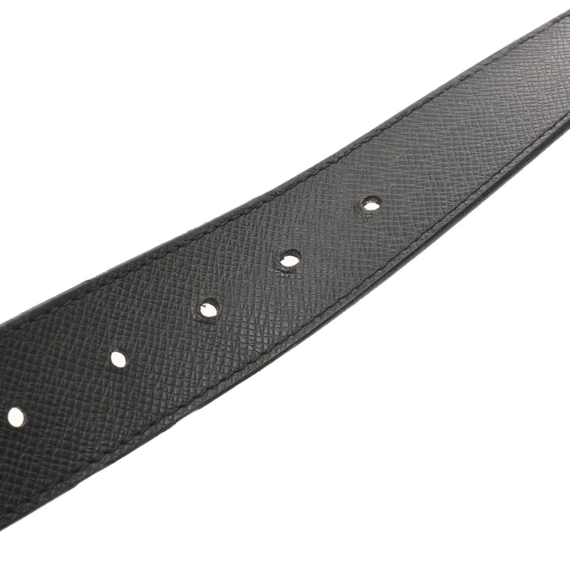 LOUIS VUITTON ルイヴィトン タイガ サンチュール メトロポール 95cm ノワール M0002 メンズ レザー ベルト Bランク 中古 銀蔵