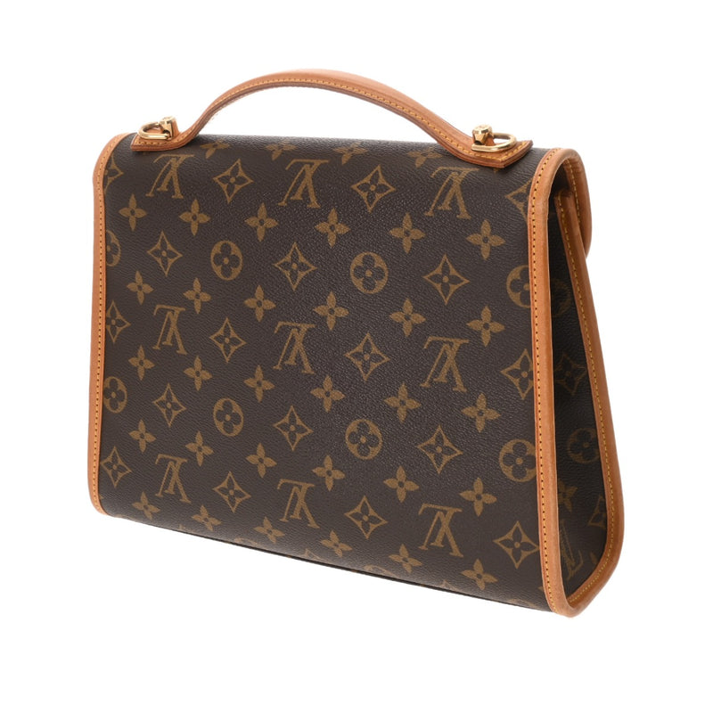 LOUIS VUITTON ルイヴィトン モノグラム ベルエア 2WAY ブラウン M51122 ユニセックス モノグラムキャンバス ハンドバッグ Aランク 中古 銀蔵