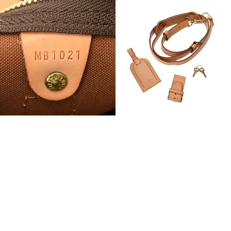 LOUIS VUITTON ルイヴィトン モノグラム キーポル バンドリエール 60 ブラウン M41412 ユニセックス モノグラムキャンバス ボストンバッグ ABランク 中古 銀蔵