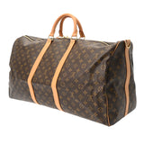 LOUIS VUITTON ルイヴィトン モノグラム キーポル バンドリエール 60 ブラウン M41412 ユニセックス モノグラムキャンバス ボストンバッグ ABランク 中古 銀蔵