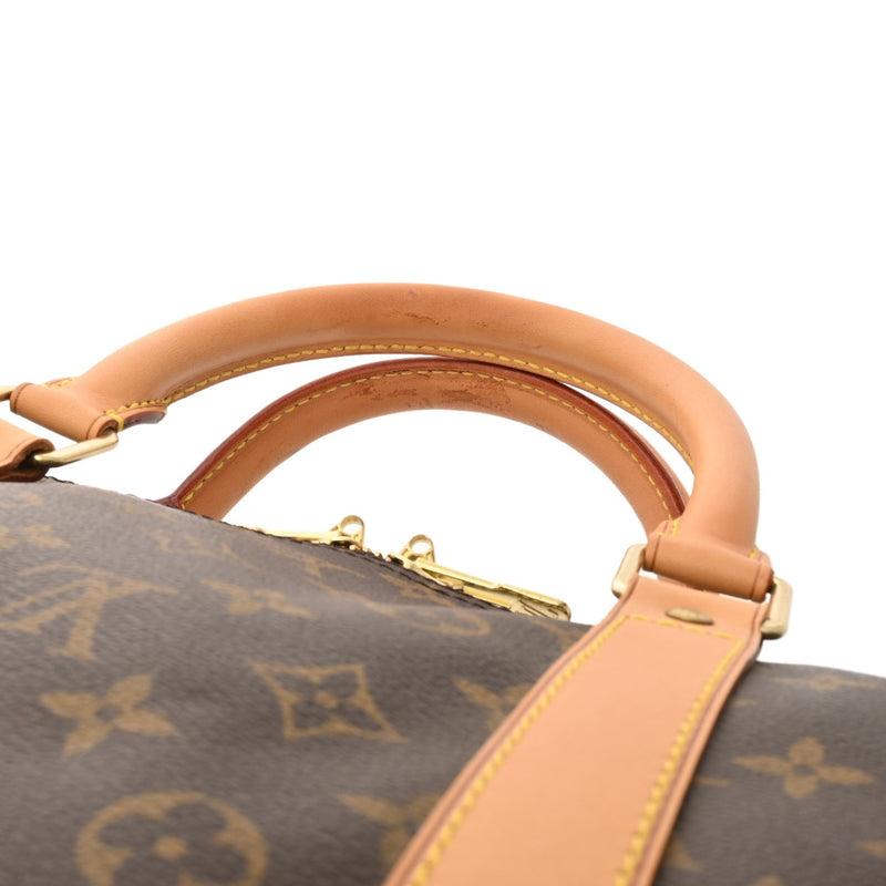 LOUIS VUITTON ルイヴィトン モノグラム キーポル バンドリエール 60 ブラウン M41412 ユニセックス モノグラムキャンバス ボストンバッグ ABランク 中古 銀蔵