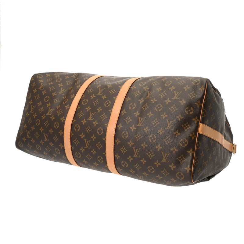 LOUIS VUITTON ルイヴィトン モノグラム キーポル バンドリエール 60 ブラウン M41412 ユニセックス モノグラムキャンバス ボストンバッグ ABランク 中古 銀蔵