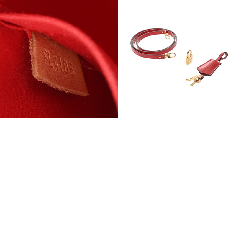 LOUIS VUITTON ルイヴィトン モノグラムヴェルニ アルマ BB 2WAY ポムダムール M90174 レディース モノグラムヴェルニ ハンドバッグ ABランク 中古 銀蔵