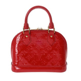 LOUIS VUITTON ルイヴィトン モノグラムヴェルニ アルマ BB 2WAY ポムダムール M90174 レディース モノグラムヴェルニ ハンドバッグ ABランク 中古 銀蔵