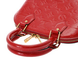 LOUIS VUITTON ルイヴィトン モノグラムヴェルニ アルマ BB 2WAY ポムダムール M90174 レディース モノグラムヴェルニ ハンドバッグ ABランク 中古 銀蔵