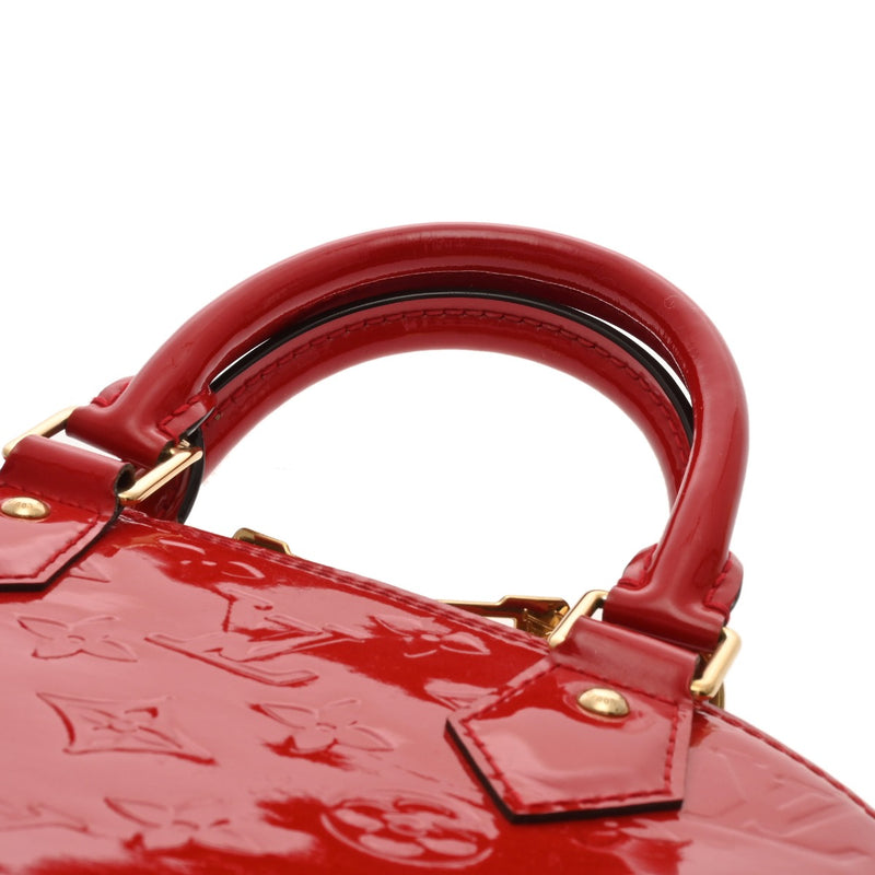 LOUIS VUITTON ルイヴィトン モノグラムヴェルニ アルマ BB 2WAY ポムダムール M90174 レディース モノグラムヴェルニ ハンドバッグ ABランク 中古 銀蔵