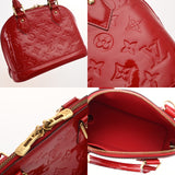 LOUIS VUITTON ルイヴィトン モノグラムヴェルニ アルマ BB 2WAY ポムダムール M90174 レディース モノグラムヴェルニ ハンドバッグ ABランク 中古 銀蔵