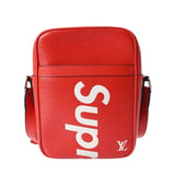 LOUIS VUITTON ルイヴィトン エピ ダヌーブ PM Supreme コラボ レッド/ホワイト M53417 ユニセックス レザー ショルダーバッグ ABランク 中古 銀蔵