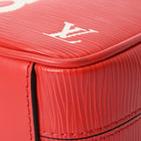 LOUIS VUITTON ルイヴィトン エピ ダヌーブ PM Supreme コラボ レッド/ホワイト M53417 ユニセックス レザー ショルダーバッグ ABランク 中古 銀蔵