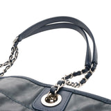 CHANEL シャネル ドーヴィル MM ネイビー A93257 レディース レザー トートバッグ Bランク 中古 銀蔵