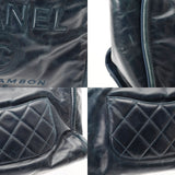 CHANEL シャネル ドーヴィル MM ネイビー A93257 レディース レザー トートバッグ Bランク 中古 銀蔵