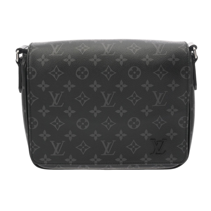 LOUIS VUITTON ルイヴィトン モノグラムエクリプス ディストリクト PM NV2 ブラック/グレー M45272 メンズ モノグラムキャンバス ショルダーバッグ Aランク 中古 銀蔵