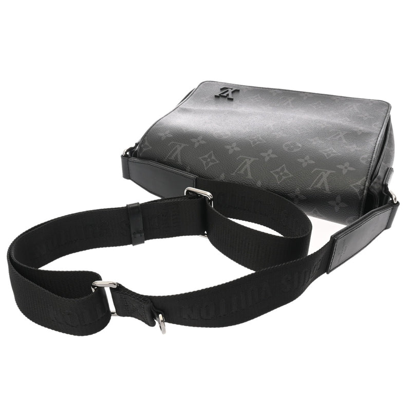 LOUIS VUITTON ルイヴィトン モノグラムエクリプス ディストリクト PM NV2 ブラック/グレー M45272 メンズ モノグラムキャンバス ショルダーバッグ Aランク 中古 銀蔵