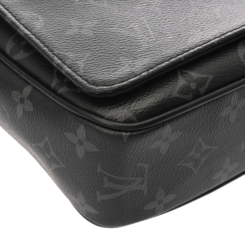 LOUIS VUITTON ルイヴィトン モノグラムエクリプス ディストリクト PM NV2 ブラック/グレー M45272 メンズ モノグラムキャンバス ショルダーバッグ Aランク 中古 銀蔵