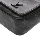 LOUIS VUITTON ルイヴィトン モノグラムエクリプス ディストリクト PM NV2 ブラック/グレー M45272 メンズ モノグラムキャンバス ショルダーバッグ Aランク 中古 銀蔵