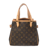 LOUIS VUITTON ルイヴィトン モノグラム バティニョール ブラウン M51156 レディース モノグラムキャンバス ハンドバッグ Bランク 中古 銀蔵