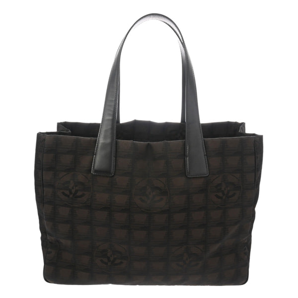 CHANEL シャネル ニュートラベル トート MM マロン レディース ナイロン トートバッグ ABランク 中古 銀蔵