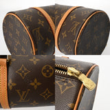 LOUIS VUITTON ルイヴィトン モノグラム パピヨン PM ブラウン M51386 レディース モノグラムキャンバス ハンドバッグ Bランク 中古 銀蔵