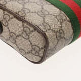 GUCCI グッチ オフィディア ミニメッセンジャーバッグ ベージュ 598127 レディース GGスプリームキャンバス レザー ショルダーバッグ Aランク 中古 銀蔵