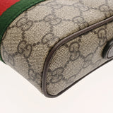 GUCCI グッチ オフィディア ミニメッセンジャーバッグ ベージュ 598127 レディース GGスプリームキャンバス レザー ショルダーバッグ Aランク 中古 銀蔵