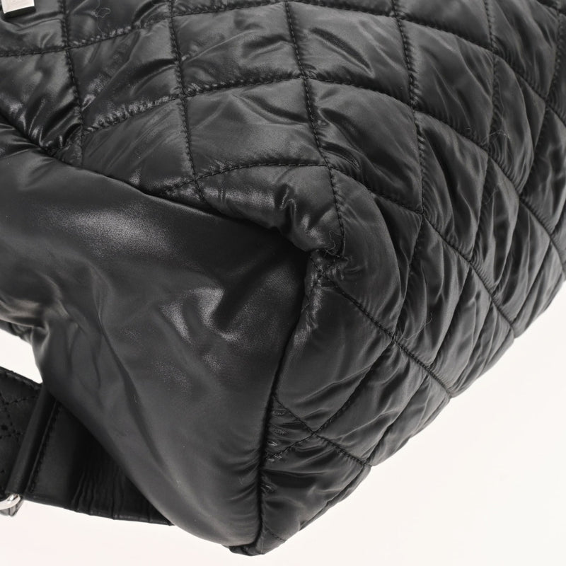 CHANEL シャネル バックパック コココクーン ブラック A92559 レディース ナイロン リュック・デイパック ABランク 中古 銀蔵