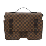 LOUIS VUITTON ルイヴィトン ダミエ ブロードウェイ ブラウン N42270 ユニセックス ダミエキャンバス ショルダーバッグ ABランク 中古 銀蔵