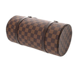 LOUIS VUITTON ルイヴィトン ダミエ パピヨン PM ブラウン N51304 レディース ダミエキャンバス ハンドバッグ Aランク 中古 銀蔵