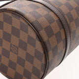 LOUIS VUITTON ルイヴィトン ダミエ パピヨン PM ブラウン N51304 レディース ダミエキャンバス ハンドバッグ Aランク 中古 銀蔵