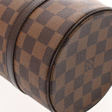 LOUIS VUITTON ルイヴィトン ダミエ パピヨン PM ブラウン N51304 レディース ダミエキャンバス ハンドバッグ Aランク 中古 銀蔵