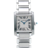 カルティエ タンク フランセーズ SM W51008Q3 シルバー レディース 腕時計 クォーツ 中古 銀蔵